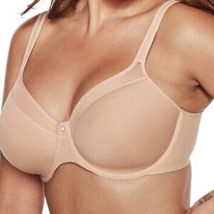 Bali Nude Smoothing Ultra Lite Tee Shirt Bra Convertible Straps